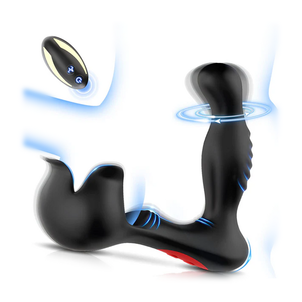 Prostate Massager with Rotating Pattern