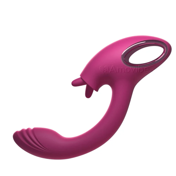 G Spot Vibrator with Dual-licking Function