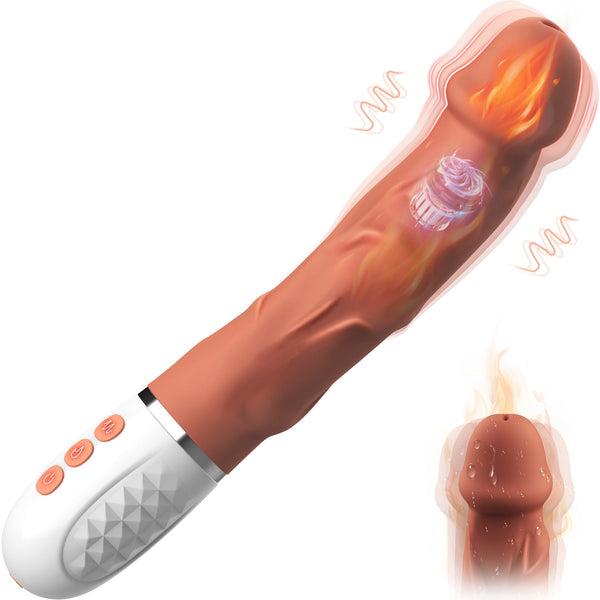 Vibrating Dildo With Heating Function