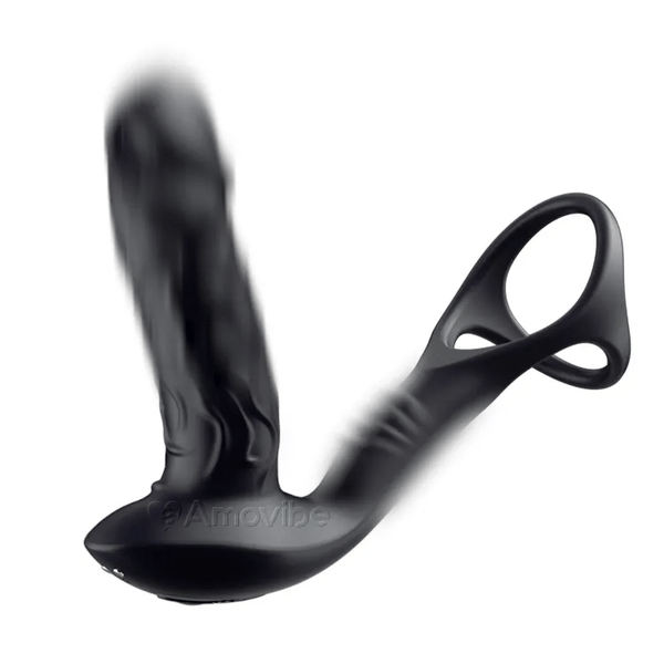 Prostate Massager with 9 Vibration Settings & Wiggle Motions
